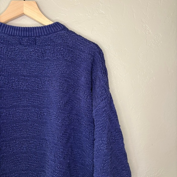 Vintage IZOD Textured Cotton Sweater Women’s XL (Made in USA) - Picture 7 of 13